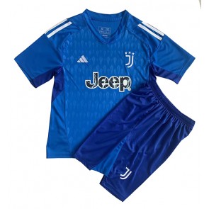Juventus Målvakt Hemmakläder Barn 2023-24 Kortärmad (+ Korta byxor)